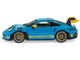 2023 Porsche 911 992 GT3 RS Tribute to 24 Hours of Daytona 2003 Riviera Blue with Yellow Stripes 1/43 Diecast Model Car Solido S4314803 2023 Porsche 911 992 GT3 RS Tribute to 24 Hours of Daytona 2003 Riviera Blue with Yellow Stripes 1/43 Diecast Model Car Solido S4314803