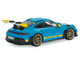 2023 Porsche 911 992 GT3 RS Tribute to 24 Hours of Daytona 2003 Riviera Blue with Yellow Stripes 1/43 Diecast Model Car Solido S4314803 2023 Porsche 911 992 GT3 RS Tribute to 24 Hours of Daytona 2003 Riviera Blue with Yellow Stripes 1/43 Diecast Model Car Solido S4314803