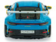 2023 Porsche 911 992 GT3 RS Tribute to 24 Hours of Daytona 2003 Riviera Blue with Yellow Stripes 1/43 Diecast Model Car Solido S4314803 2023 Porsche 911 992 GT3 RS Tribute to 24 Hours of Daytona 2003 Riviera Blue with Yellow Stripes 1/43 Diecast Model Car Solido S4314803