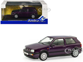1994 Volkswagen Golf MKIII VR6 Purple Metallic 1/43 Diecast Model Car Solido S4316402