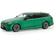 2024 BMW M5 Touring Isle Of Man Green Metallic with Black Top 1/43 Diecast Model Car Solido S4317503
