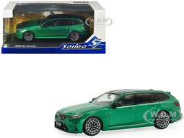 2024 BMW M5 Touring Isle Of Man Green Metallic with Black Top 1/43 Diecast Model Car Solido S4317503