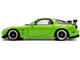 1999 Mazda RX7 Type RS FD3RS RHD Right Hand Drive Neon Green 1/18 Diecast Model Car Solido S1810606