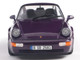 1990 Porsche 911 964 Turbo Violet Blue Metallic 1/18 Diecast Model Car Solido S1803412