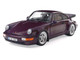 1990 Porsche 911 964 Turbo Violet Blue Metallic 1/18 Diecast Model Car Solido S1803412