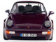 1990 Porsche 911 964 Turbo Violet Blue Metallic 1/18 Diecast Model Car Solido S1803412