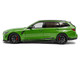 2024 BMW M3 Competition M xDrive Touring Green Metallic with Black Top 1/18 Diecast Model Car Solido S1813703 2024 BMW M3 Competition M xDrive Touring Green Metallic with Black Top 1/18 Diecast Model Car Solido S1813703