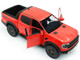 2024 Ford Ranger Raptor Pickup Truck Orange Red 1/18 Diecast Model Car Solido S1813901