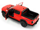 2024 Ford Ranger Raptor Pickup Truck Orange Red 1/18 Diecast Model Car Solido S1813901