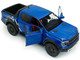 2024 Ford Ranger Raptor Pickup Truck Blue Lightning Metallic 1/18 Diecast Model Car Solido S1813902