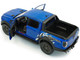 2024 Ford Ranger Raptor Pickup Truck Blue Lightning Metallic 1/18 Diecast Model Car Solido S1813902