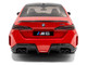 2025 BMW M5 Fire Red with Black Top 1/18 Diecast Model Car Solido S1814702