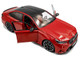 2025 BMW M5 Fire Red with Black Top 1/18 Diecast Model Car Solido S1814702