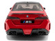 2025 BMW M5 Fire Red with Black Top 1/18 Diecast Model Car Solido S1814702