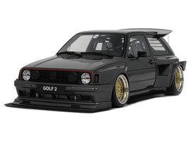 2021 Volkswagen Golf II GTI by Khyzyl Saleem Ascot Gray Metallic Limited Edition to 3000 pieces Worldwide 1/18 Model Car Otto Mobile OT476