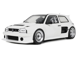 2024 Volkswagen Golf III by Khyzyl Saleem White Limited Edition to 2000 pieces Worldwide 1/18 Model Car Otto Mobile OT1110