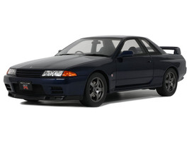 1993 Nissan Skyline GT R BNR32 RHD Right Hand Drive Dark Blue Pearl Limited Edition to 2000 pieces Worldwide 1/18 Model Car Otto Mobile OT1199