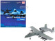 Fairchild Republic A 10C Thunderbolt II Attack Aircraft 80 0283 25th FS 51st FW Osan Air Base 2015 United States Air Force Air Power Series 1/72 Diecast Model Hobby Master HA1341