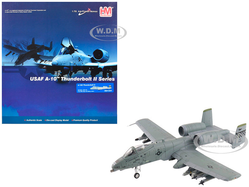 Fairchild Republic A 10C Thunderbolt II Attack Aircraft 80 0283 25th FS 51st FW Osan Air Base 2015 United States Air Force Air Power Series 1/72 Diecast Model Hobby Master HA1341