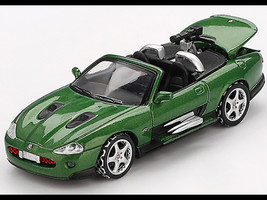 Jaguar XKR Green Metallic 007 James Bond Die Another Day 2002 Movie Limited Edition 1/64 Diecast Model Car Mini GT MGT00908-007E