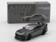 2024 Ford Mustang Dark Horse Carbonized Gray Metallic Limited Edition 1/64 Diecast Model Car Mini GT MGT00957
