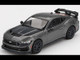 2024 Ford Mustang Dark Horse Carbonized Gray Metallic Limited Edition 1/64 Diecast Model Car Mini GT MGT00957