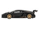 Lamborghini Aventador LB Works Matt Black with Carbon Hood Limited Edition 1/64 Diecast Model Car Mini GT MGT01087