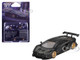 Lamborghini Aventador LB Works Matt Black with Carbon Hood Limited Edition 1/64 Diecast Model Car Mini GT MGT01087