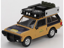Range Rover with Roofrack West Germany 1 Christian Swoboda Knuth Mentel Winner Camel Trophy Sumatra 1981 Limited Edition 1/64 Diecast Model Car Mini GT MGT01144