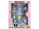 Set of 12 Diecast Figures Hello Kitty and Friends Franchise Nano Metalfigs Series Diecast models Jada 37119