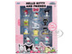 Set of 12 Diecast Figures Hello Kitty and Friends Franchise Nano Metalfigs Series Diecast models Jada 37119