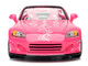 Brian s Nissan Skyline GT R R34 Silver Metallic with Blue Stripes and Suki s Honda S2000 Pink with Graphics Set of 2 Cars Fast & Furious 25th Anniversary Fast & Furious Series 1/24 Diecast Model Cars Jada 37543