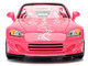 Brian s Nissan Skyline GT R R34 Silver Metallic with Blue Stripes and Suki s Honda S2000 Pink with Graphics Set of 2 Cars Fast & Furious 25th Anniversary Fast & Furious Series 1/24 Diecast Model Cars Jada 37543