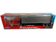 Kenworth W900 Truck Red with Gray Container 1/32 Diecast Model Welly 32663W-RD