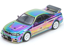 Nissan Skyline GT R R33 Nismo 400R RHD Right Hand Drive Chameleon Tokyo Auto Salon Kuala Lumpur First Edition 1/64 Diecast Model Car Inno Models IN64-400R-TASKL01