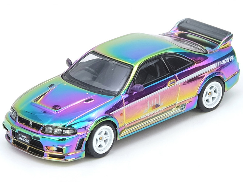Nissan Skyline GT R R33 Nismo 400R RHD Right Hand Drive Chameleon Tokyo Auto Salon Kuala Lumpur First Edition 1/64 Diecast Model Car Inno Models IN64-400R-TASKL01