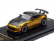 Nissan Fairlady Z Top Secret RZ34 RHD Right Hand Drive Gold Metallic with Carbon Hood and Black Top 1/64 Diecast Model Car Inno Models IN64-400ZTS-GOLD