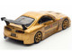 Toyota Supra A80 Top Secret GT300 RHD Right Hand Drive Gold Metallic Tokyo Auto Salon 2025 Event Exclusive 1/64 Diecast Model Car Inno Models IN64-A80TS-TAS25