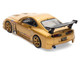 Toyota Supra A80 Top Secret GT300 RHD Right Hand Drive Gold Metallic Tokyo Auto Salon 2025 Event Exclusive 1/64 Diecast Model Car Inno Models IN64-A80TS-TAS25