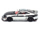 Toyota Supra A80 Top Secret GT300 RHD Right Hand Drive Chrome with Carbon Hood and Red Interior Tokyo Auto Salon 2026 Event Exclusive 1/64 Diecast Model Car Inno Models IN64-A80TS-TAS26