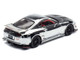 Toyota Supra A80 Top Secret GT300 RHD Right Hand Drive Chrome with Carbon Hood and Red Interior Tokyo Auto Salon 2026 Event Exclusive 1/64 Diecast Model Car Inno Models IN64-A80TS-TAS26