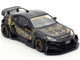 Toyota GR86 Pandem RHD Right Hand Drive Black with Gold Graphics Hobby Expo China 2025 Event Exclusive 1/64 Diecast Model Car Inno Models IN64-GR86P-HEC25
