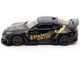 Toyota GR86 Pandem RHD Right Hand Drive Black with Gold Graphics Hobby Expo China 2025 Event Exclusive 1/64 Diecast Model Car Inno Models IN64-GR86P-HEC25