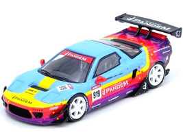 Honda NSX NA1 #919 Pandem Rocket Bunny Light Blue with Graphics APA XPO 2025 Event Edition 1/64 Diecast Model Car Inno Models IN64-NSXP-APA25