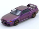 Nissan Skyline GT R R32 RHD Right Hand Drive Midnight Purple Metallic Australian Special Edition 1/64 Diecast Model Car Inno Models IN64-R32-MP-AS