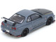 Nissan Skyline GT R R34 Top Secret RHD Right Hand Drive Stealth Gray with Carbon Hood GTSHOW 2025 Event Edition 1/64 Diecast Model Car Inno Models IN64-R34TS-GTSHOW25