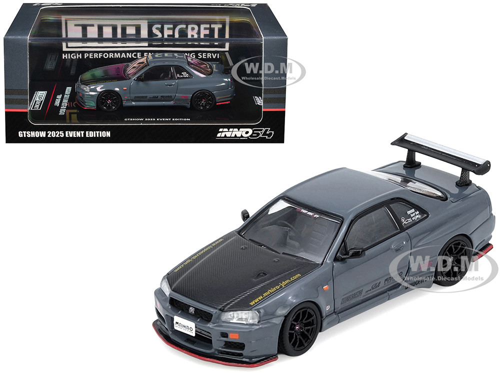 イノモデル 1/64 TOPSECRET GTR R34 GTSHOW2025 Nissan Skyline GT-R (R34) 