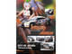 Nissan GT R R35 Widebody RHD Right Hand Drive Black and White with Graphics AORUS X INNO64 Limited Edition 1/64 Diecast Model Car Inno Models IN64-R35LB-AORUS
