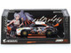 Nissan GT R R35 Widebody RHD Right Hand Drive Black and White with Graphics AORUS X INNO64 Limited Edition 1/64 Diecast Model Car Inno Models IN64-R35LB-AORUS