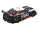 Nissan GT R R35 Widebody RHD Right Hand Drive Black and White with Graphics AORUS X INNO64 Limited Edition 1/64 Diecast Model Car Inno Models IN64-R35LB-AORUS